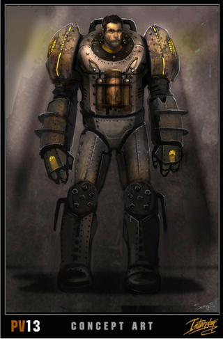 Illustration for article titled The awesome power of battlesuit and armor concept art!